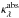 \hbox{$\kappa_\lambda^{\rm abs}$}