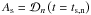 \hbox{$A_\textrm{s} = \mathcal{D}_n \left( t=t_\textrm{s,n} \right)$}