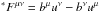 \hbox{$^\ast F^{\mu\nu} = b^{\mu}u^{\nu} - b^{\nu}u^{\mu}$}