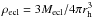 \hbox{$\rho_{\mathrm{ecl}}=3M_{\rm ecl}/4\pi r_{\rm h}^3$}