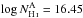 \hbox{$\log N_{\ion{H}{I}}^{\mathrm{A}} = 16.45$}