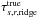 \hbox{$\tau_{s,r,{\rm ridge}}^{\text{true}}$}