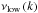 \hbox{$\nu_{\rm low}\left(k\right)$}