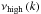 \hbox{$\nu_{\rm high}\left(k\right)$}