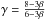 \hbox{$\gamma={8-3\beta\over 6-3\beta}$}