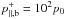 \hbox{$p_{\parallel,{\rm b}}^{+}=10^2 p_0$}