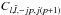 \hbox{$C_{l,\bar l,-jp,j(p+1)}$}