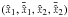 \hbox{$(\hat \x_1,\bar{ \hat \x}_1,\hat \x_2,\bar{\hat \x}_2)$}