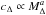 \hbox{$\cv \propto \mv^a$}