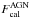 \hbox{$F_{\rm cal}^{\rm AGN}$}