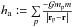 \hbox{$h_{\rm a}:=\underset{p}{\sum}\frac{-\mathcal{G}m_{\rm p}m}{\left|\mathbf{r}_{\rm p}-\mathbf{r}\right|}$}