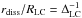\hbox{$r_{\rm diss}/R_{\rm LC}=\Delta^{-1}_{\rm LC}$}