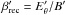 \hbox{$\beta^{\prime}_{\rm rec}= E^{\prime}_{\theta}/B^{\prime}$}