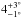 \hbox{$4^{+3\degr}_{-1\degr}$}