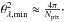 \hbox{$ \theta^2_{\lambda,\rm min} \approx \frac{4\pi}{N_{\rm pix}}\cdot $}