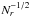 \hbox{$N_r^{-1/2}$}