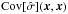 \hbox{$\Cov[\hat\sigma](\vec x, \vec x)$}