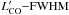 \hbox{$L^{\prime}_\mathrm{CO}{-}{\rm FWHM}$}