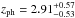 \hbox{$z_{\rm ph}=2.91^{+0.57}_{-0.53}$}