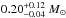 \hbox{$0.20_{-0.04}^{+0.12}~M_{\odot}$}
