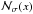 \hbox{$\mathcal{N}_{\sigma}(x)$}