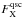 \hbox{$F_{\text{X}}^{\text{qsc}}$}