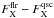 \hbox{$F_{\text{X}}^{\text{flr}} - F_{\text{X}}^{\text{qsc}}$}