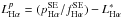 \hbox{$L_{\rm H\alpha}^p = (p_{\rm H\alpha}^{\rm SE}/f_{\rm H\alpha}^{\rm SE}) - L_{\rm H\alpha}^*$}