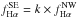 \hbox{$f_{\rm H\alpha}^{\rm SE} = k \times f_{\rm H\alpha}^{\rm NW}$}