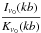 \hbox{$\cfrac{I_{\nu_0}(kb)}{K_{\nu_0}(kb)}$}