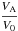 \hbox{$\cfrac{V_{\rm A}}{V_0}$}