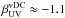 \hbox{$\beta_{\rm UV}^{\rm vDC} \approx -1.1$}