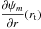\hbox{$\ddp{\psi_m}{r}(\RA)$}