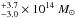 \hbox{$^{+3.7}_{-3.0} \times 10^{14} ~M_{\odot}$}