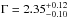 \hbox{$\Gamma = 2.35_{-0.10}^{+0.12}$}