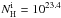 \hbox{$N_{\rm H}^{\rm i}=10^{23.4}$}