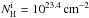 \hbox{$N_{\rm H}^{\rm i}=10^{23.4} \, {\rm cm ^{-2}}$}