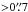 \hbox{${>}0\farcs 7$}