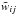 \hbox{$\tilde w_{ij}$}