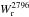 \hbox{$W_{\rm r}^{2796}$}