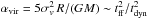 \hbox{$\alpha_{\rm vir}=5\sigma_v^2\, R/(GM)\sim t_{\rm ff}^2/t_{\rm dyn}^2$}