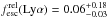 \hbox{$\flyarel=0.06^{+0.18}_{-0.03}$}