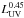 \hbox{$L_{\rm UV}^{0.45}$}
