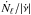 \hbox{$\dot{N}_{\rm{\ell}}/|\dot{\nu}|$}