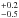 \hbox{$^{+0.2}_{-0.5}$}