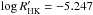 \hbox{$\log{R'_{\text{HK}}}=-5.247$}