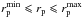 \hbox{$r_{\rm p}^{\min}\leqslant r_{\rm p} \leqslant r_{\rm p}^{\max}$}