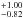 \hbox{$^{+1.00}_{-0.82}$}