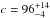 \hbox{$c=96^{+14}_{-4}$}
