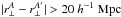 \hbox{$|\rperp^{A}-\rperp^{A^\prime}|>20~\hMpc$}